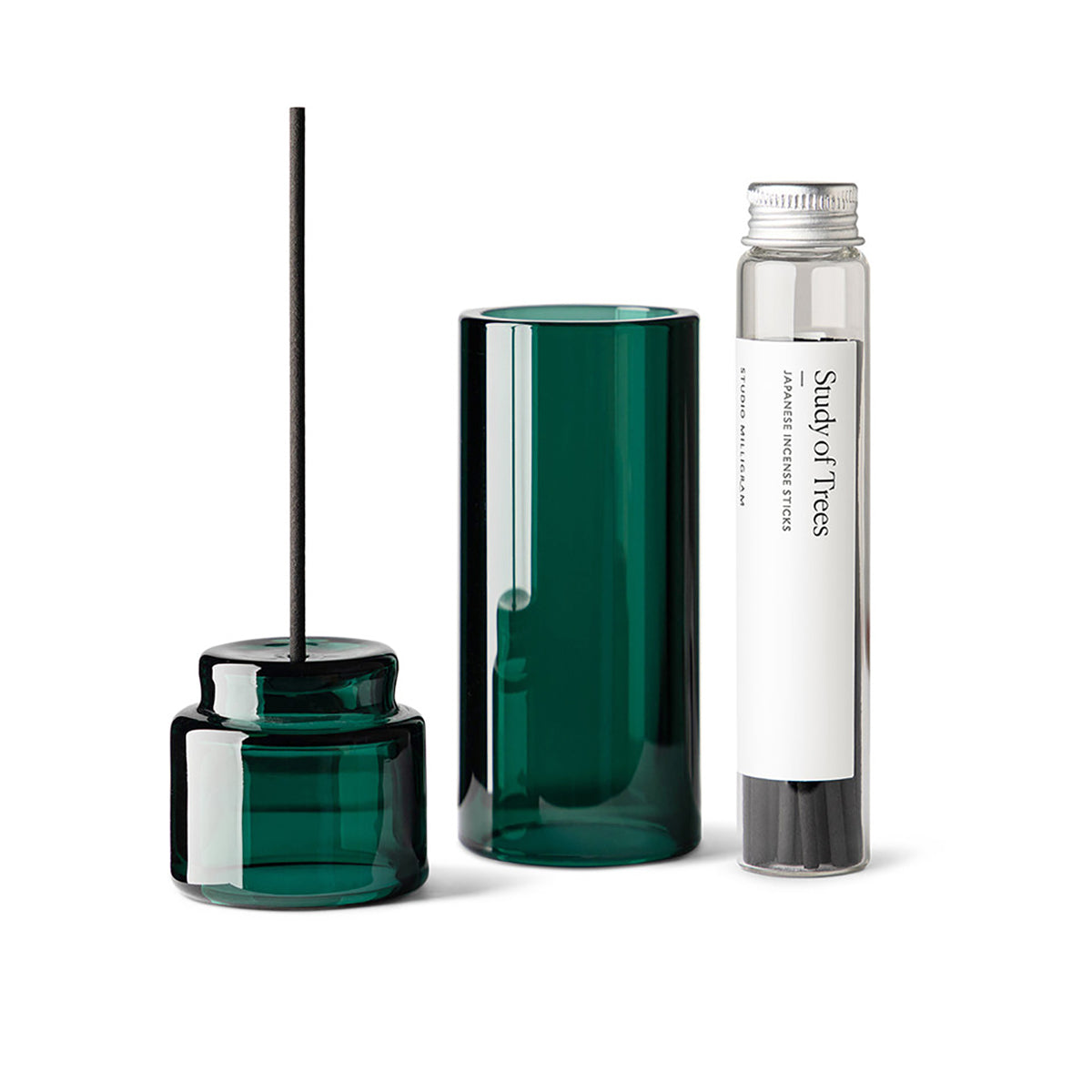 Incense Flue Set Emerald / Study of Trees
