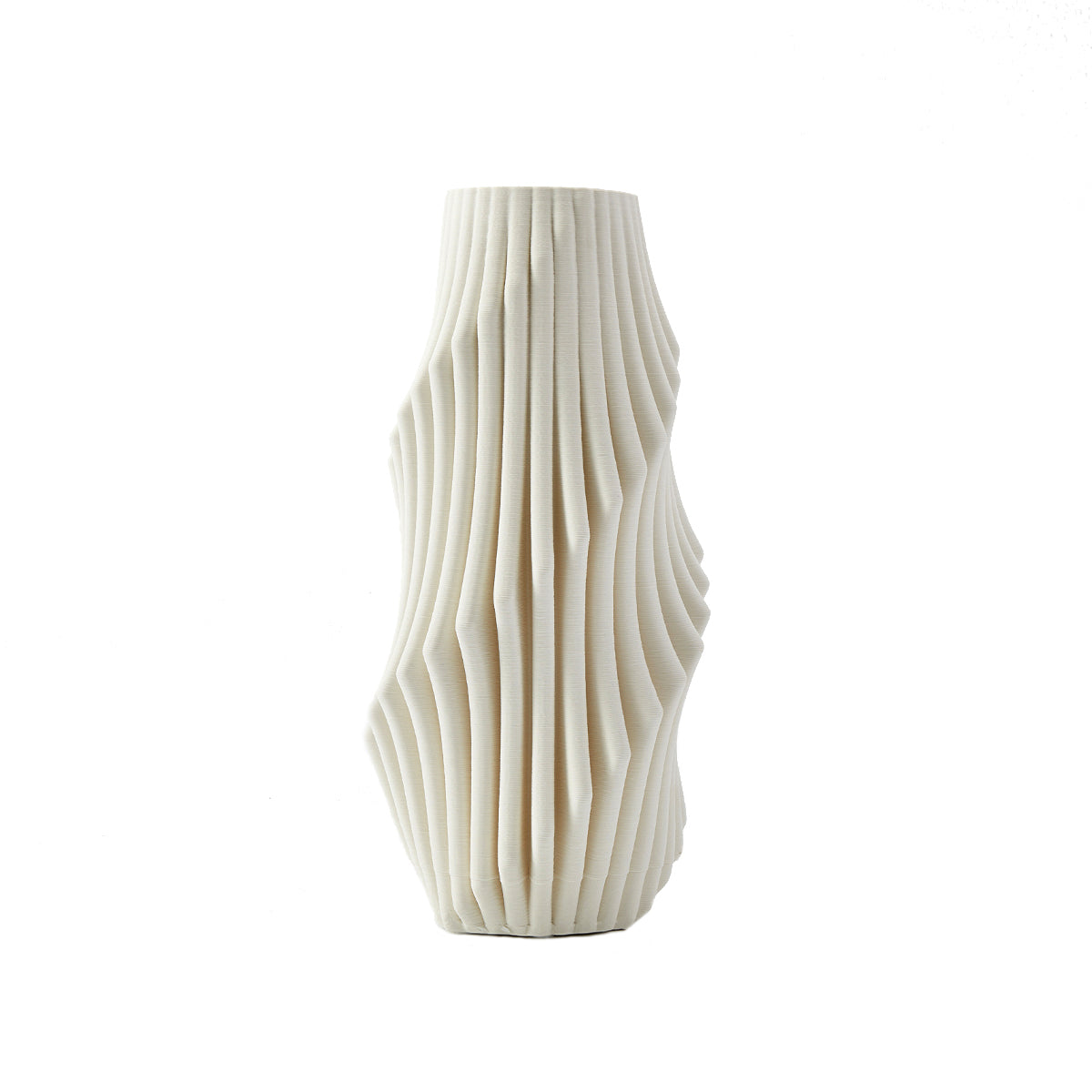 Plume Vase Medium Ivory