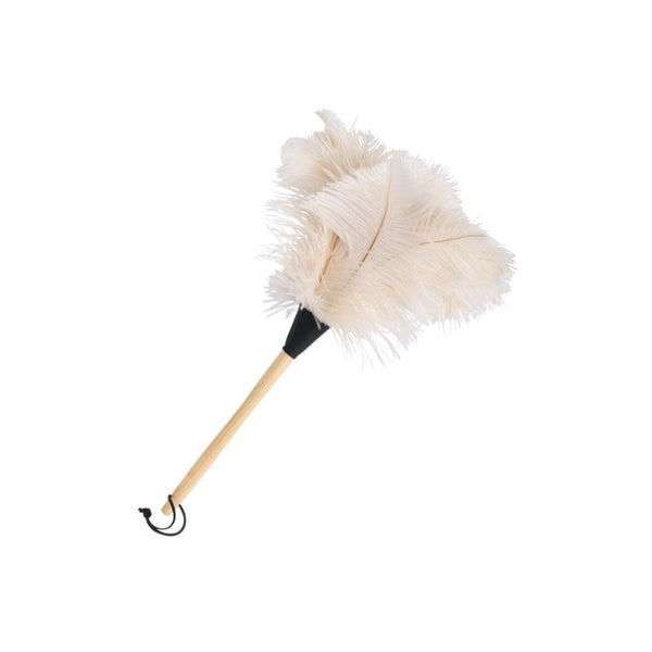 White Ostrich Feather Duster 50cm