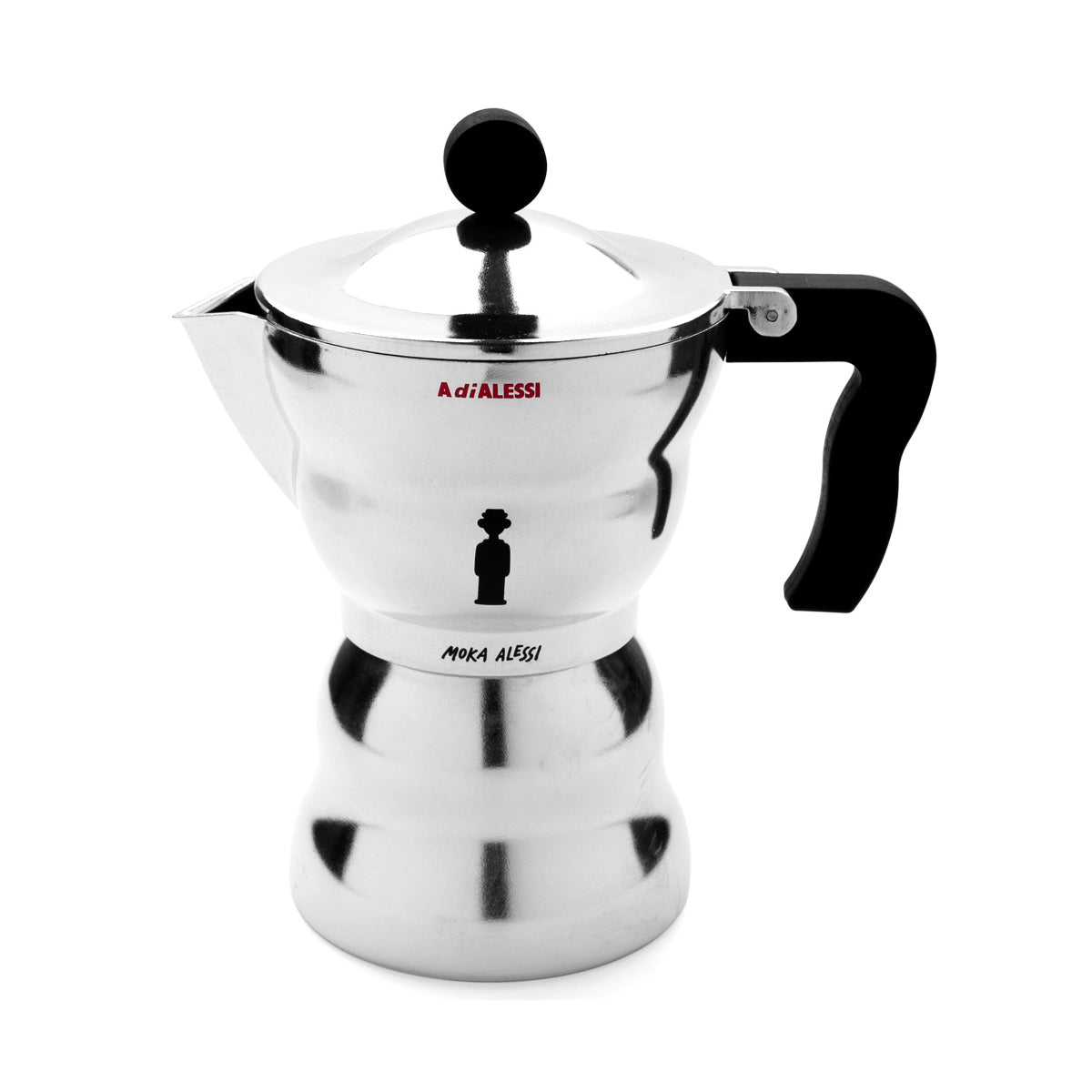 Moka Coffee Maker 6 Cup Black Handle