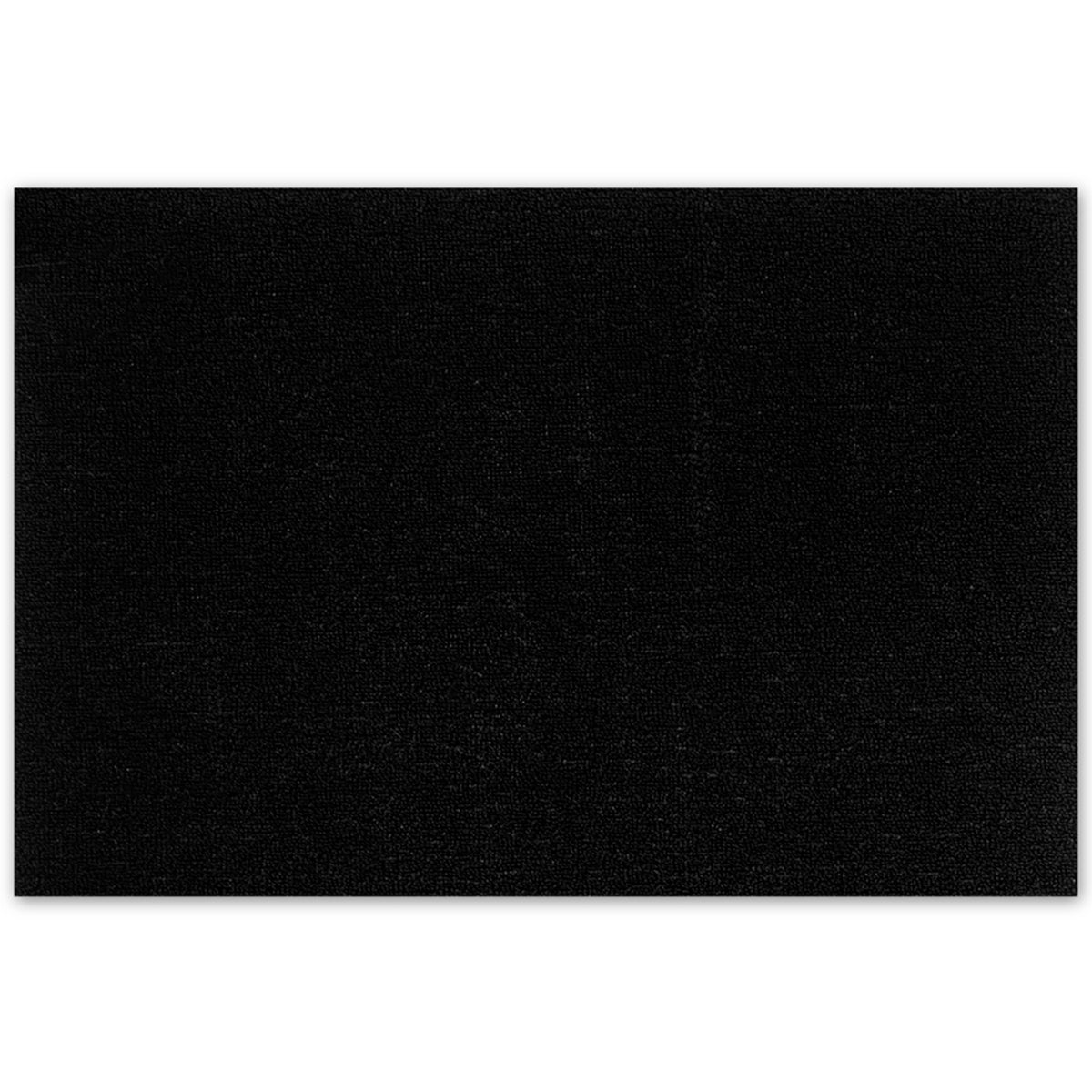 Shag Floor Mat Solid Black