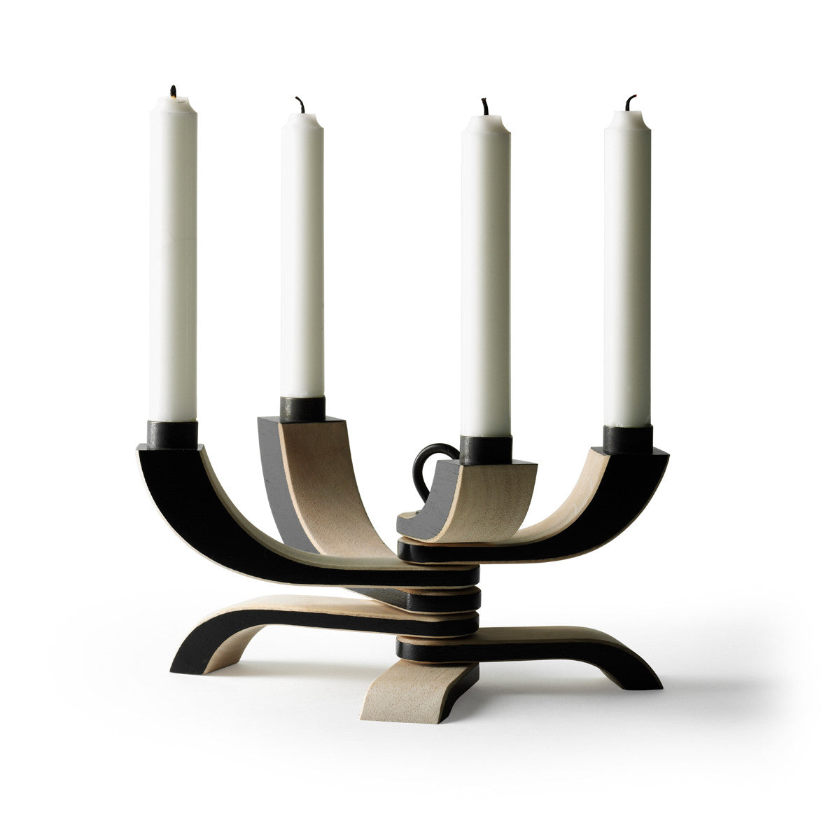 Nordic Light 4 Arm Candleholder Black