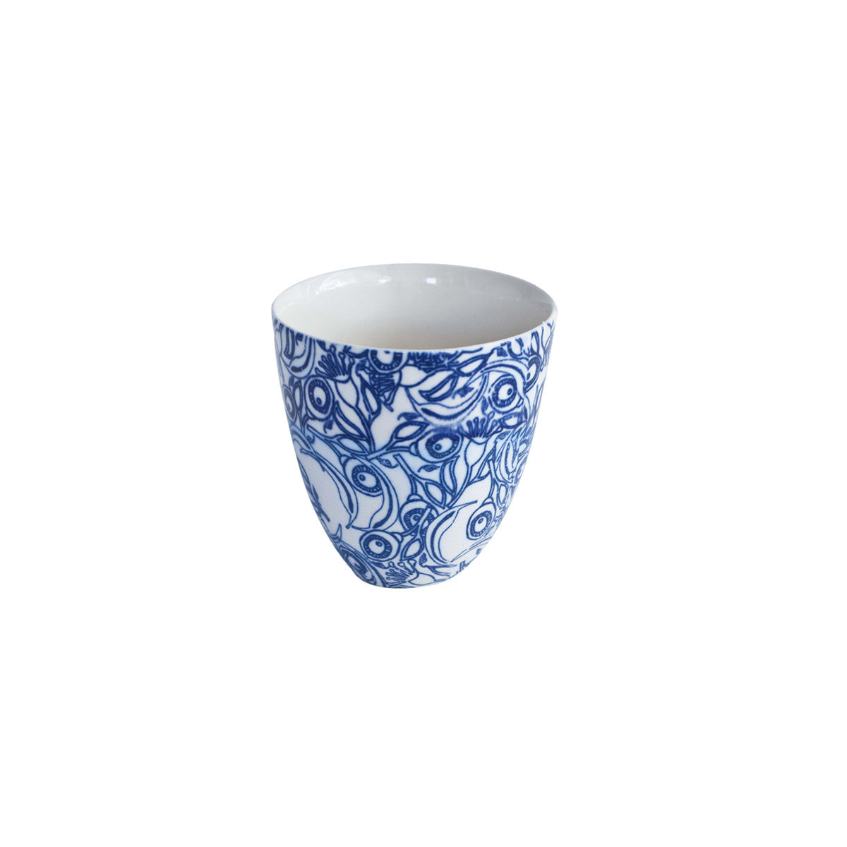 Floral Blue Tumbler