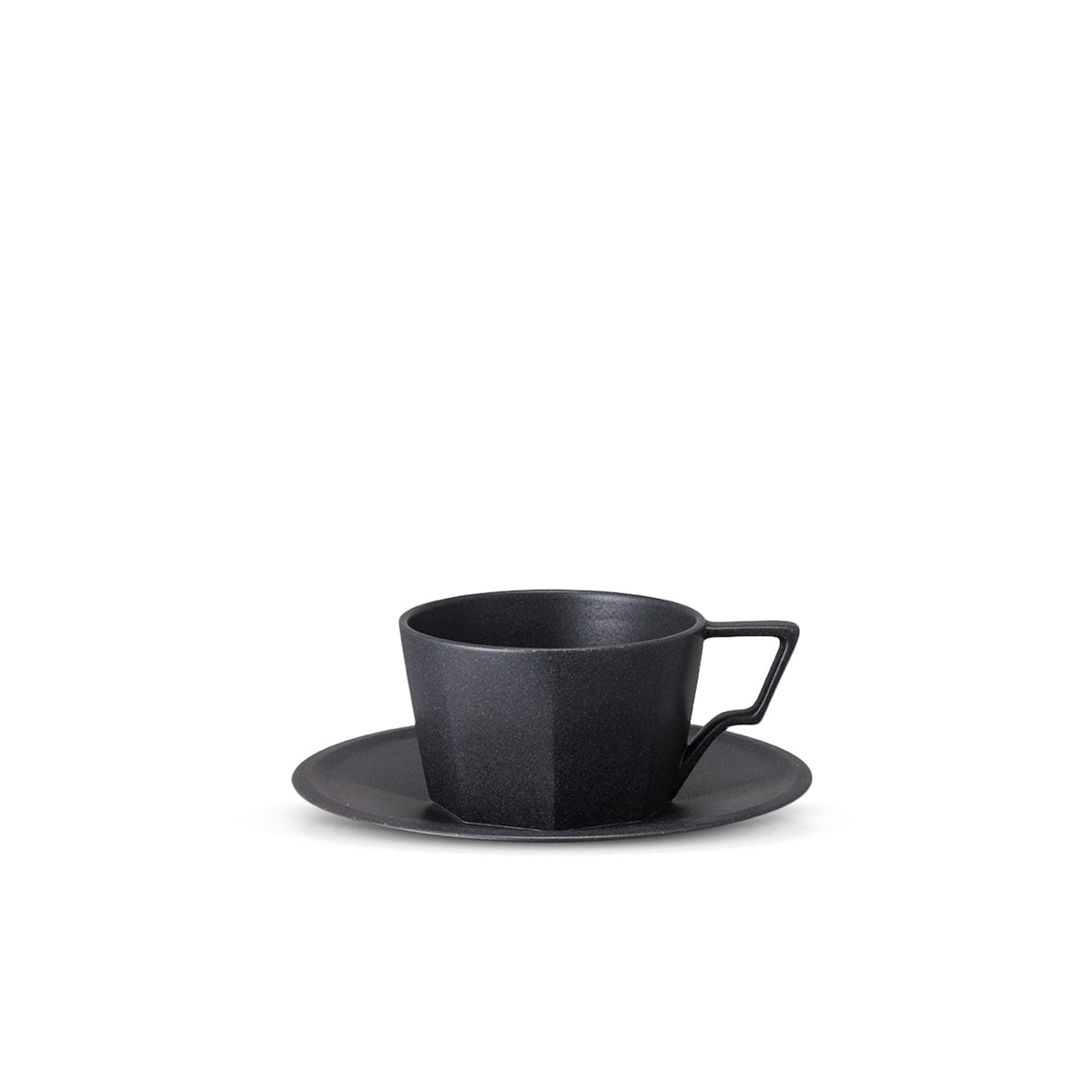 Oct Cup & Saucer 80ml Black