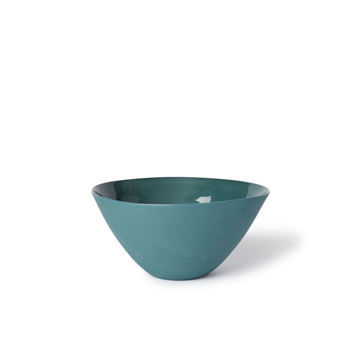 Flared Bowl Medium Bottle Green