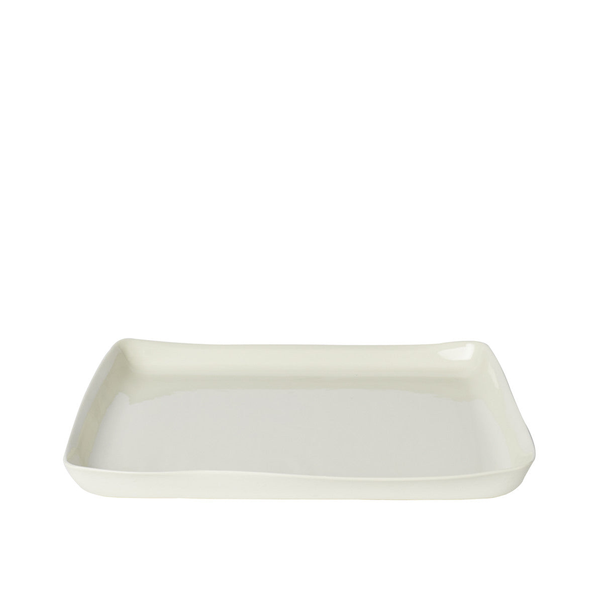 Square Platter Large Milk