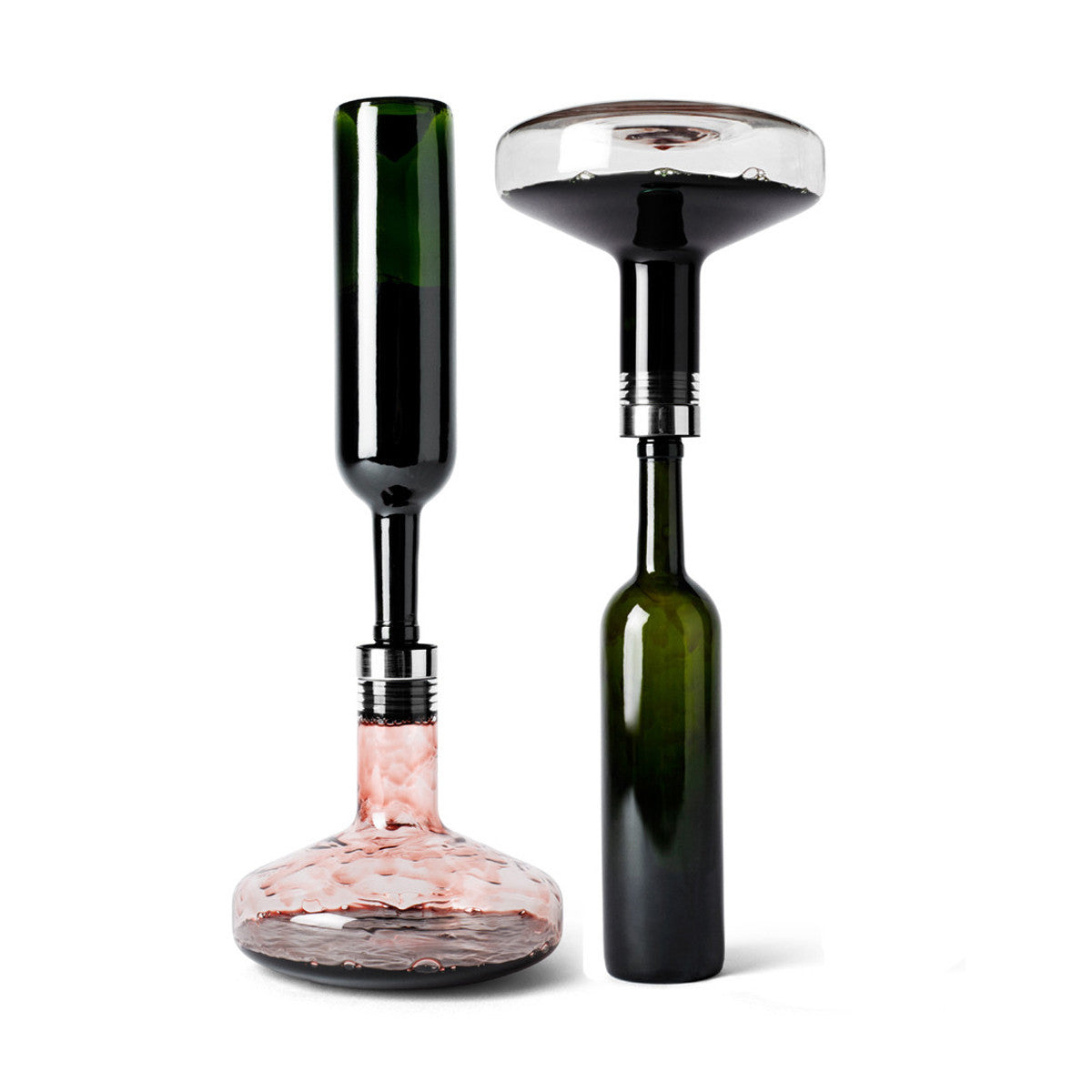 Wine Breather Deluxe Decanter / Chrome