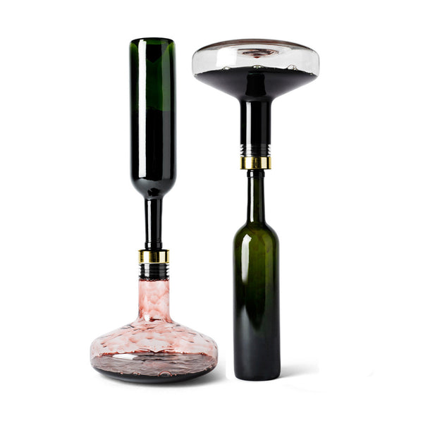 Wine Breather Deluxe Decanter / Gold