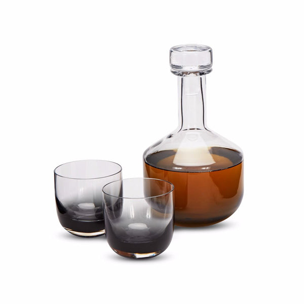 Tank Whiskey Glass Black / Set 2