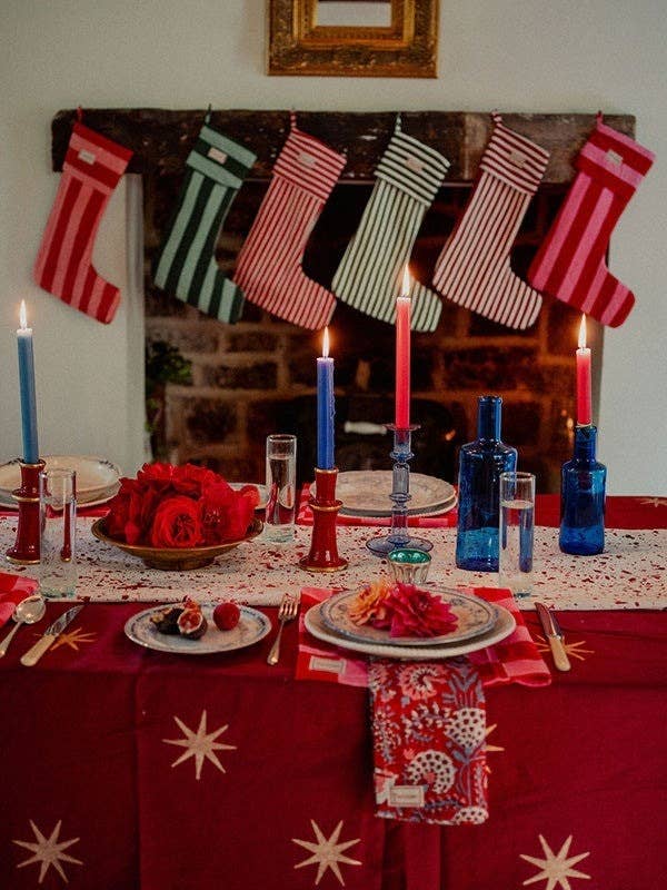 Red and White Stripe Stocking