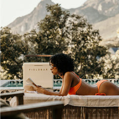 Gin Trunk Cooler Box Safari White PRE ORDER