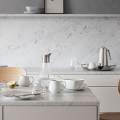 Sky Stainless Steel and Glass Carafe