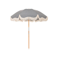 Rio Fringed Umbrella Laurens Navy Stripe