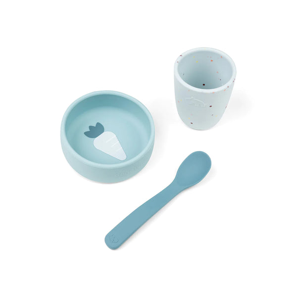 Silicone First Meal Set - Blue