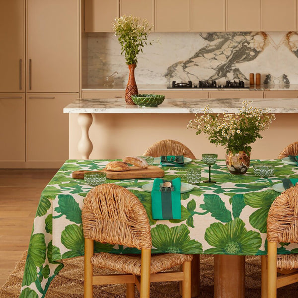 Leon Emerald Tablecloth Medium