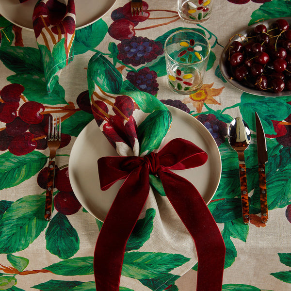 Cherries and Berries Napkins set/4 PRE ORDER