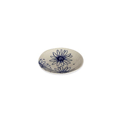 Floral Blue Small Round Plate 12cm