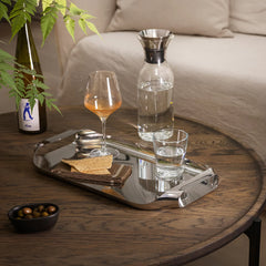 Liquid Lounge Serving Tray Stainless Steel