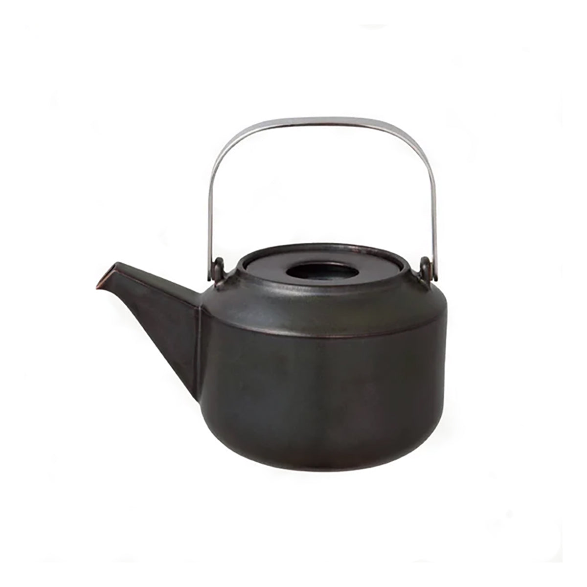 Leaves Teapot Black 600ml