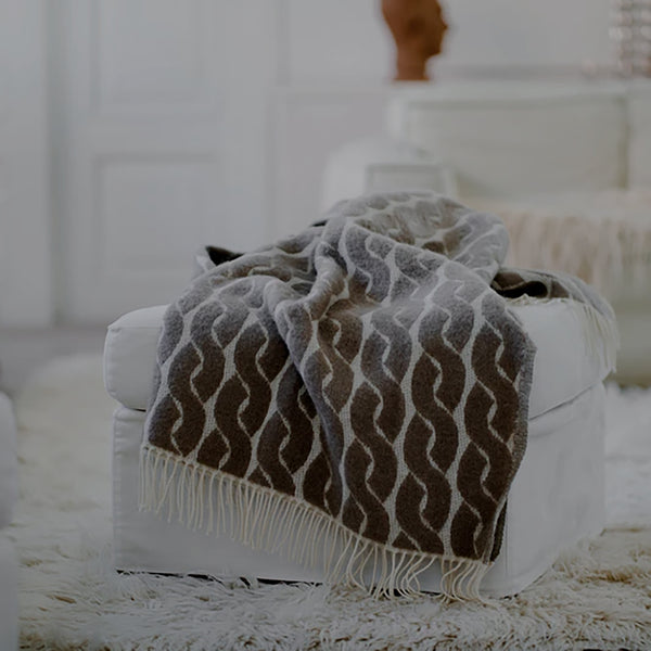 Knit Blanket Sand