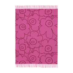 Unikko Piirtounikko Throw Burgundy/Fushia