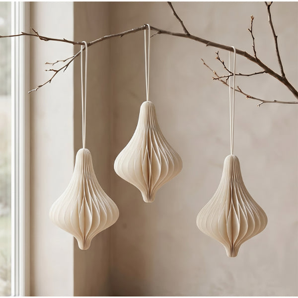 Paper Dew Drop Trio Gift Set off White