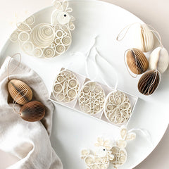 Quilling Egg Trio 9cm