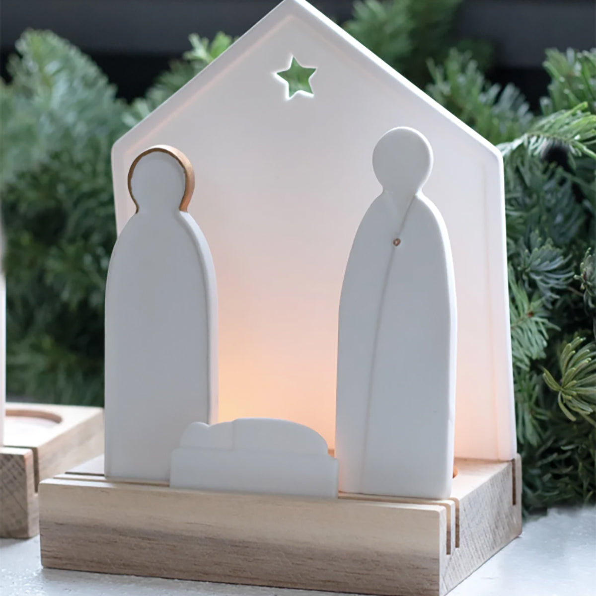 Nativity Tealight Holder