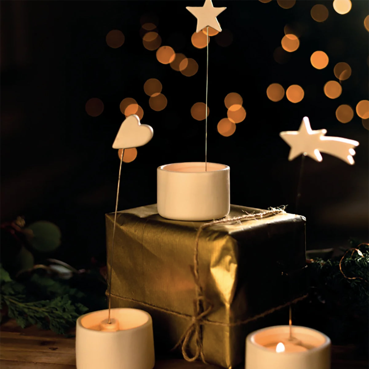 Tealight Holder Make a Wish Star