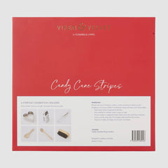 Candy Cane Stripe Crackers Set/6