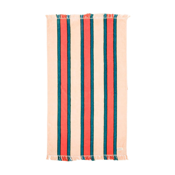 Beach Towel Bistro Dusty Pink Stripe
