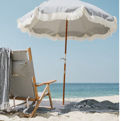 Beach Towel Laurens Navy Stripe
