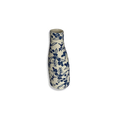 Floral Blue Bud Vase