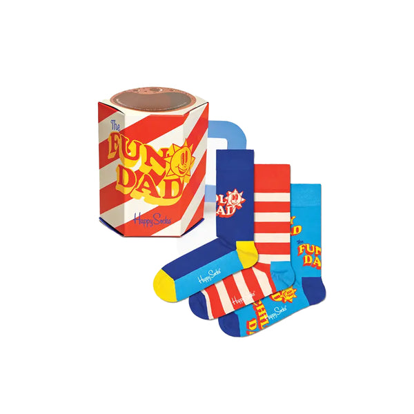 Fun Dad Socks Gift Set 3 Pairs