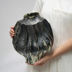 Olivio Vase Noir