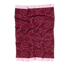 Unikko Piirtounikko Throw Burgundy/Fushia