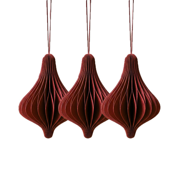 Paper Dew Drop Trio Gift Set Classic Red