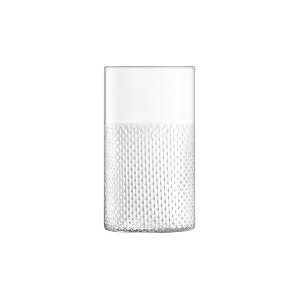 Wicker Lantern/Vase 25cm Clear