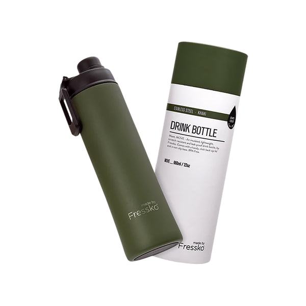 Move Drink Bottle 660ml Khaki