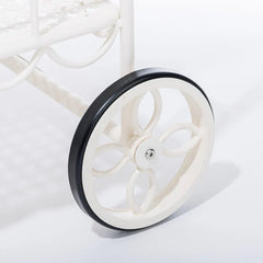 Al Fresco Bar Cart Off White