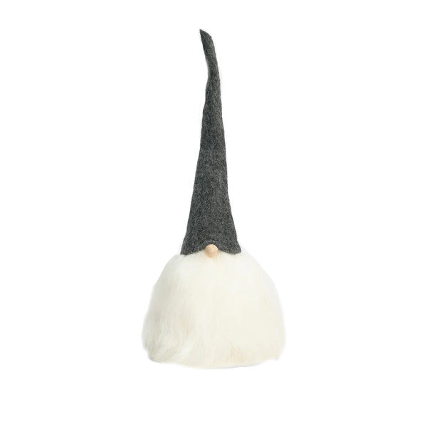 Santa Grey Hat White Beard Large