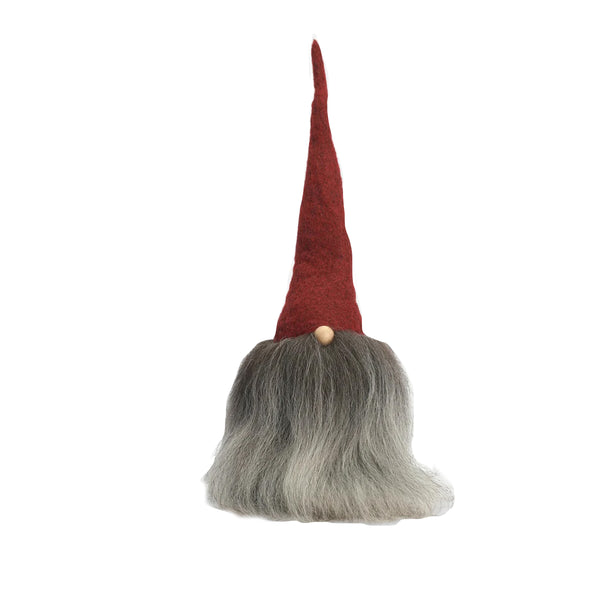 Santa Red Hat Grey Beard Large