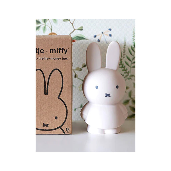 Miffy Money Box Pure White 19cm