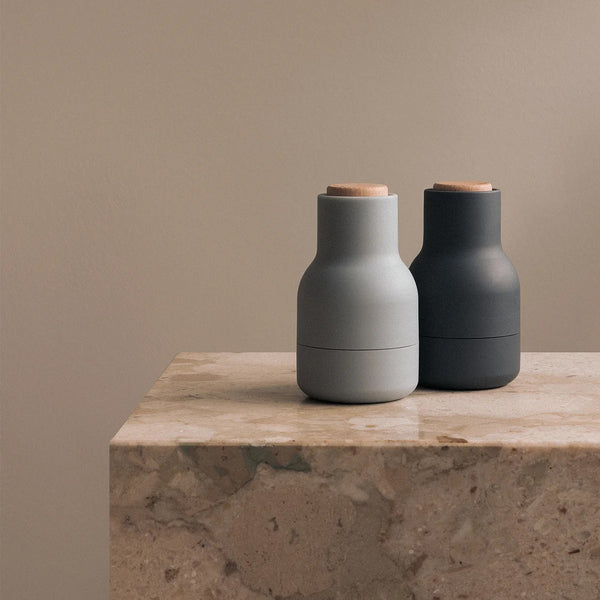 Mini Bottle Grinder Ash + Carbon / Set 2