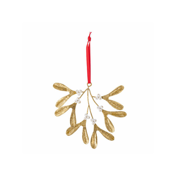 Hatun Brass Miseltoe Ornament Table Culture