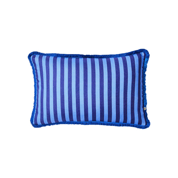 Thin Blue Striped Cushion 60x40cm
