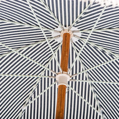 Rio Fringed Umbrella Laurens Navy Stripe