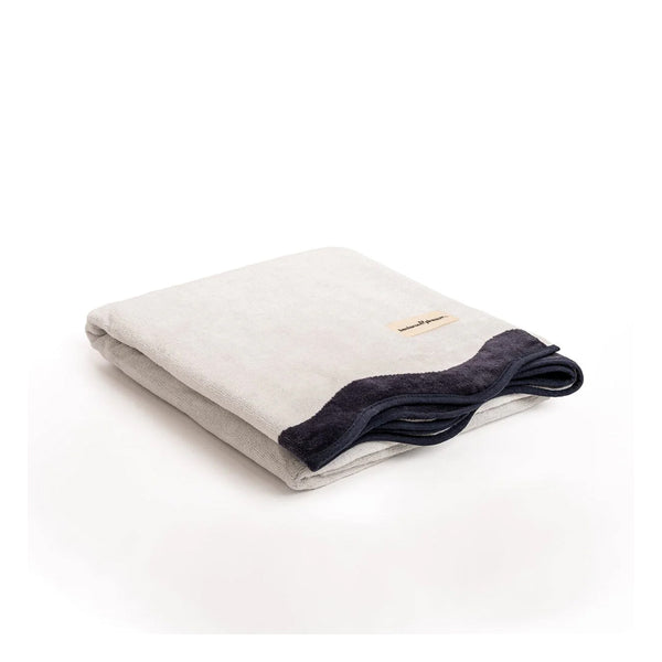 Beach Towel Riviera White/Navy