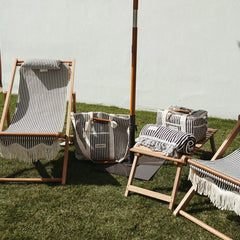 The Sling Chair Lauren's Navy Stripe