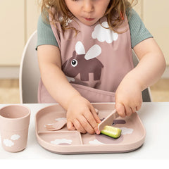 Foodie Compartment Plate - Powder